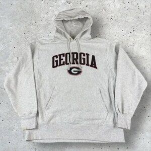 VTG Champion Reverse Weave Georgia Bulldogs UGA Hoodie Sweatshirt – Sz L